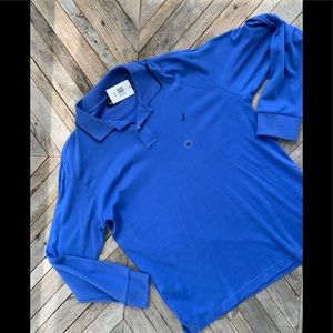 Men’s Nautica long sleeve collard shirt